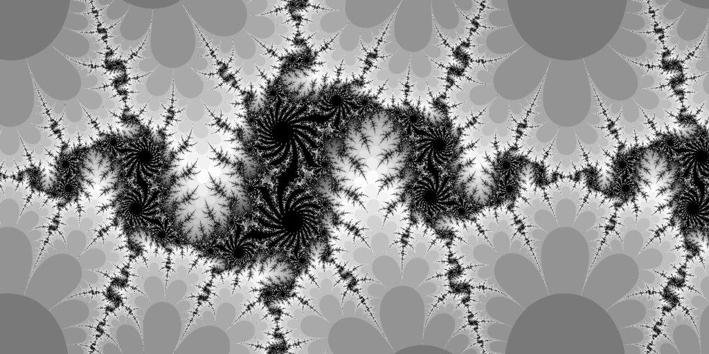 fractal image, 'Furry Caterpillars', (c) Eric Baird 2009